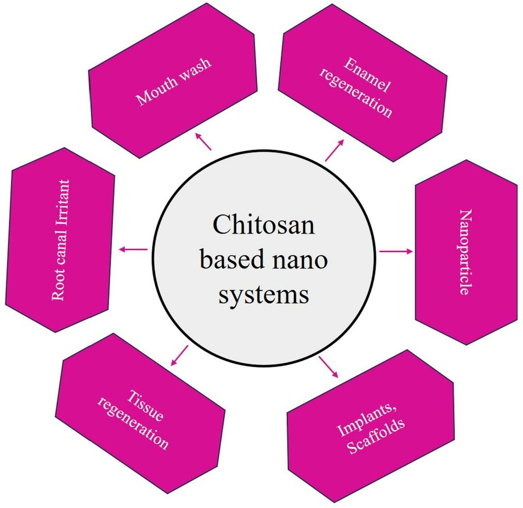 Figure 2: Chitosan for various dental disorders.
