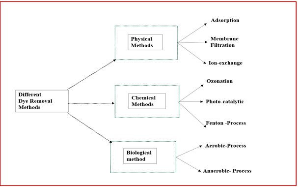 Figure 5: <p>Schematic diagram of different dye removal process.</p>