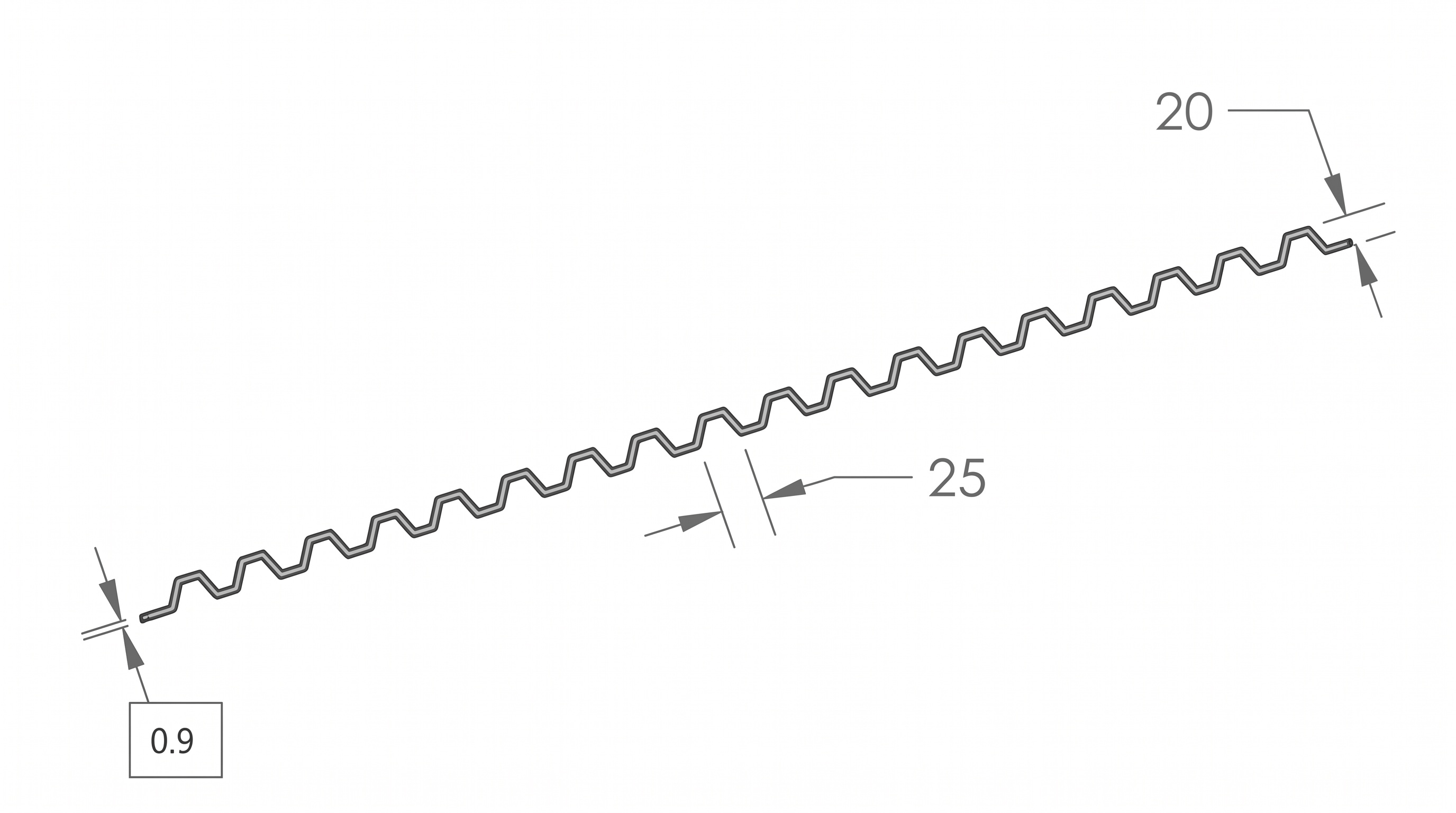 Figure 2: <p>Modified V-shaped absorber plate.</p>
