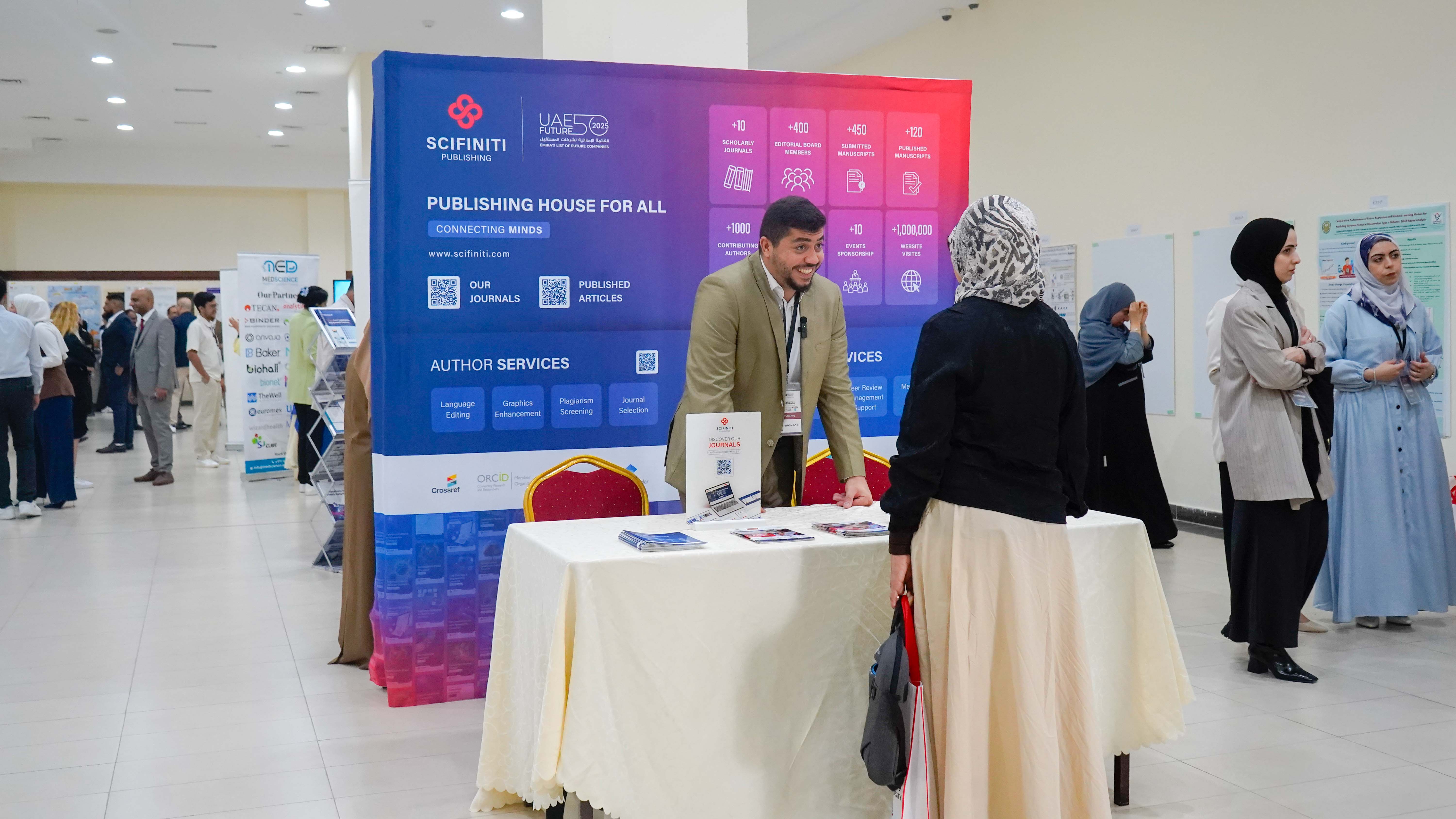 Scifiniti Publishing at the 4th AAU Health and Biomedical Postgraduate Symposium